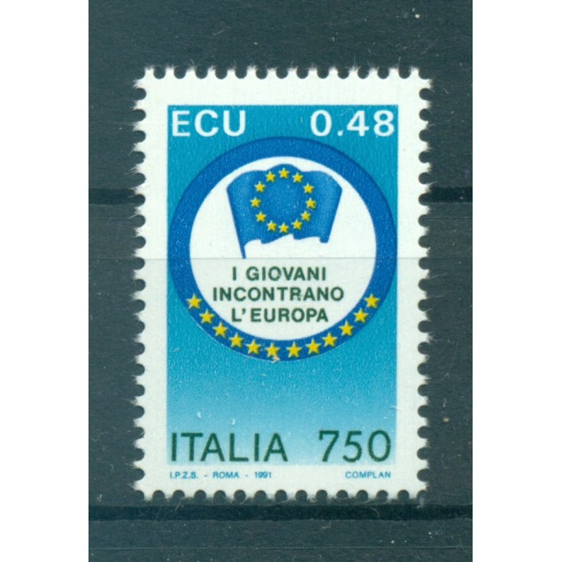 Italy 1991 - Y & T n. 1907 - European Youth meeting (Michel n. 2175)