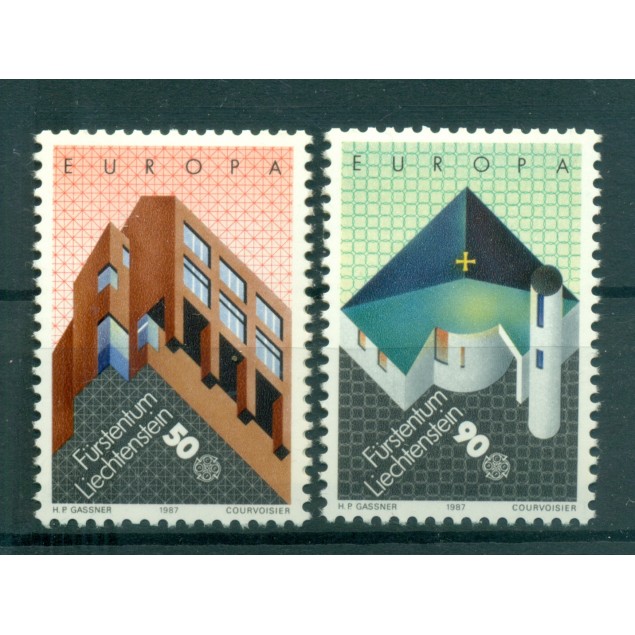 Liechtenstein 1987 - Y & T n. 859/60 - Europa (Michel n. 916/17)