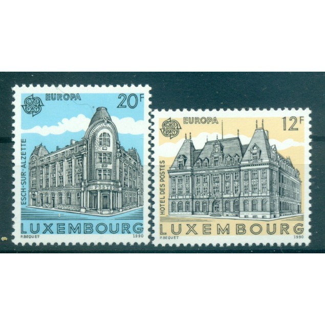 Luxembourg 1990 - Y & T n. 1193/94 - Europa (Michel n. 1243/44)