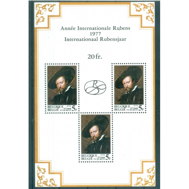 Belgium 1977 - Y & T sheet n. 52 - P. P. Rubens (Michel sheet n. 46)