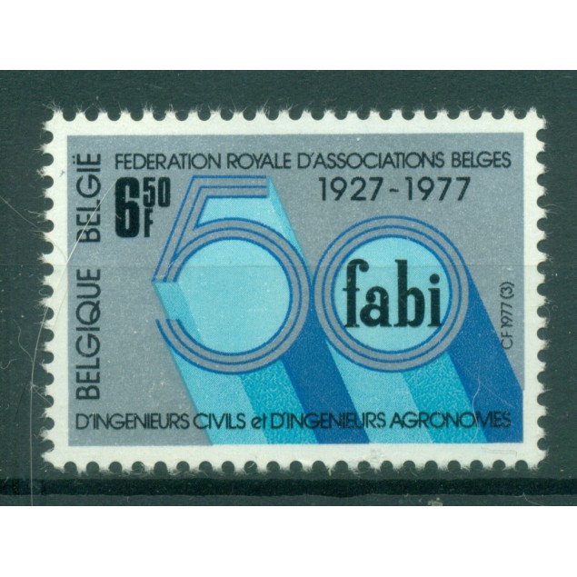 Belgium 1977 - Y & T n. 1836 - FABI (Michel n. 1894)