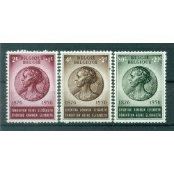 Belgium 1956 - Y & T n. 991/93 - Queen-Mother Elizabeth (Michel n. 1040/42)
