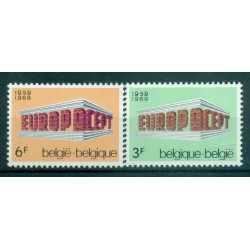 Belgio 1969 - Y & T n. 1489/90 - Europa (Michel n. 1546/47)