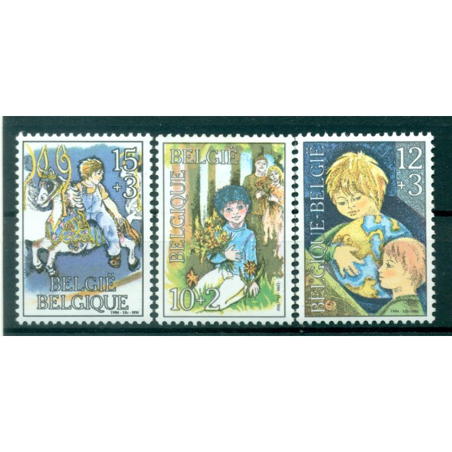 Belgique 1984 - Y & T n. 2151/53 - Enfants (Michel n. 2203/05)