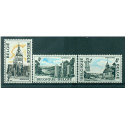 Belgio 1974 - Y & T n. 1729/31 - Serie turistica (Michel n. 1786/88)