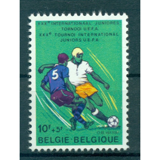 Belgium 1977 - Y & T n. 1846 - Football  (Michel n. 1903)