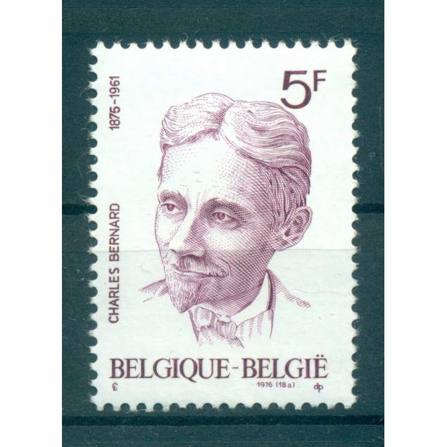 Belgique 1976 - Y & T n. 1823 - Charles Bernard (Michel n. 1880)