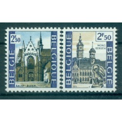 Belgio 1971 - Y & T n. 1597/98 - Serie turistica (Michel n. 1653/54)