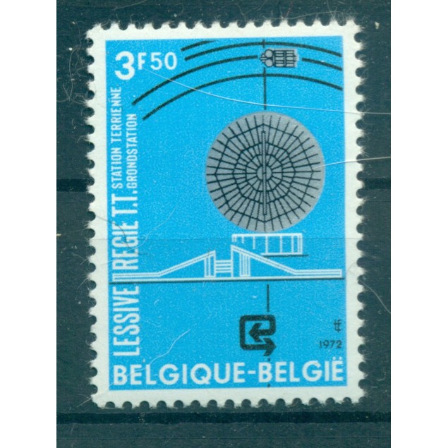Belgique  1972 - Y & T n. 1640 - Station de communications de Lessive (Michel n. 1695)