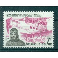 Belgio 1975 - Y & T n. 1777 - Collegamento aereo Bruxelles - Kinshasa  (Michel n. 1834)