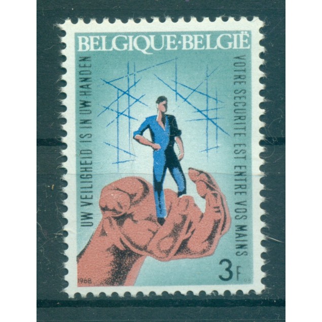 Belgio 1968 - Y & T n. 1444 - Infortuni sul lavoro (Michel n. 1500)