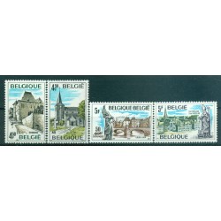 Belgio 1977 - Y & T n. 1865/68 - Serie turistica (Michel n. 1922/25)