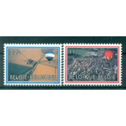 Belgio 1983 - Y & T n. 2094/95 - Prime ascensioni nell'atmosfera (Michel n. 2146/47)