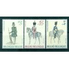 Belgio 1981 - Y & T n. 2030/32 - Antiche uniformi (Michel n. 2083/85)