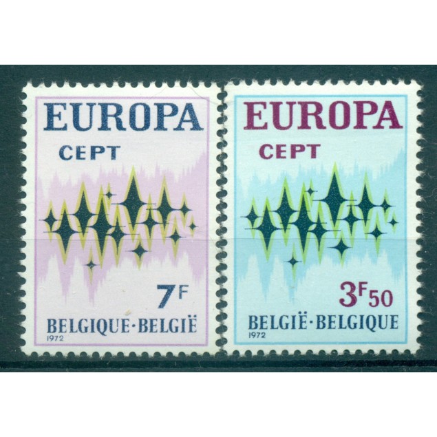 Belgio 1972 - Y & T n. 1623/24 - Europa (Michel n. 1678/79)