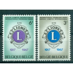 Belgio 1966 - Y & T n. 1404/05 - Lions International (Michel n. 1461/62)