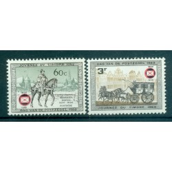 Belgique  1966 - Y & T n. 1395/96 - Fédération royale des Cercles philatéliques  (Michel n. 1452/53)