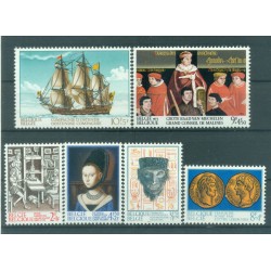 Belgique 1973 - Y & T n. 1669/74 - Série historique (Michel n. 1729/34)
