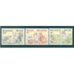 Belgique 1983 - Y & T n. 2086/88 - Fête des Mères (Michel n. 2138/40)