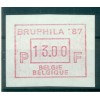 Belgique 1987 - Michel n. 6 - Timbre de distributeur BRUPHILA  13 f. (Y & T n. 12)