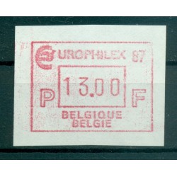Belgio 1987 - Michel n. 8 - Francobollo automatico EUROPHILEX '87 13 f. (Y & T n. 14)