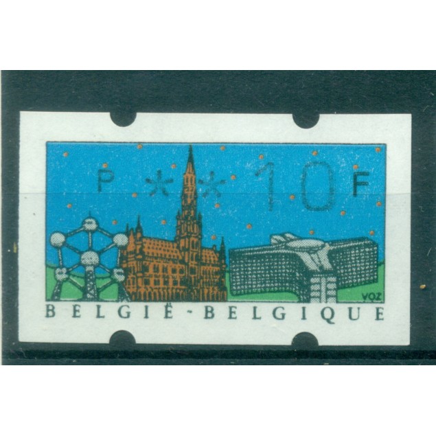 Belgium 1990 - Michel n. 22 I - Variable value stamp. Type Klüssendorf 10 f. (Y & T n. 30)