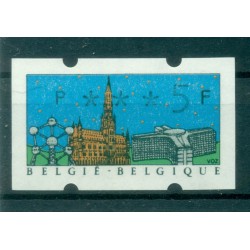 Belgium 1990 - Michel n. 22 I - Variable value stamp. Type Klüssendorf  5 f. (Y & T n. 30)
