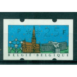 Belgium 1990 - Michel n. 22 I - Variable value stamp. Type Klüssendorf  25 f. (Y & T n. 30)