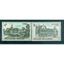 Belgio 1973 - Y & T n. 1685/86 - Serie turistica (Michel n. 1744/45)
