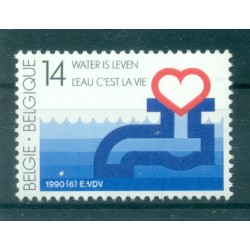 Belgique 1990 - Y & T n. 2364 - Société nationale des distributions d'eau (Michel n. 2416)