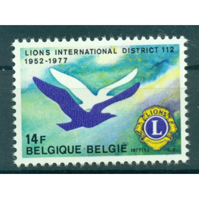 Belgique  1977 - Y & T n. 1843 - Lions International  (Michel n. 1901)
