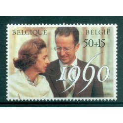 Belgique 1990 - Y & T n. 2396 - Couple royal (Michel n. 2448)