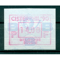 Belgique 1990 - Michel n. 24 - Timbre de distributeur CISTERPHIL '90 14 f. (Y & T n. 32)