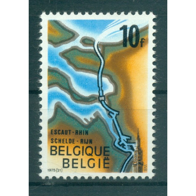 Belgium 1975 - Y & T n. 1775 - Scheldt-Rhine connection (Michel n. 1832)