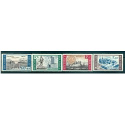 Belgique 1966 - Y & T n. 1385/88 - Oeuvres culturelles (Michel n. 1442/45)