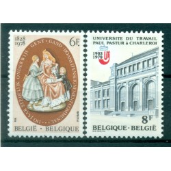 Belgique 1978 - Y & T n. 1900/01 - Enseignement (Michel n. 1957/58)