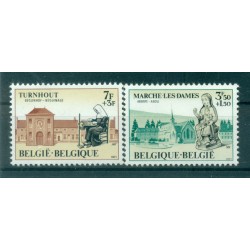 Belgique  1971 - Y & T n. 1571/72 - Vues diverses (Michel n. 1629/30)