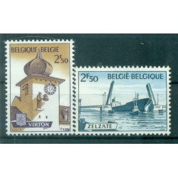 Belgio 1970 - Y & T n. 1537/38 - Vedute (Michel n. 1593-94)