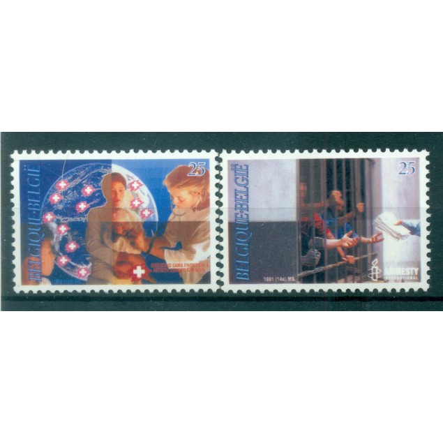 Belgio 1991 - Y & T n. 2422/23 - Solidarietà (Michel n. 2474/75)