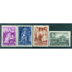 Belgio 1948 - Y & T n. 773/76 - Abbazia di Achel (Michel n. 816/19)