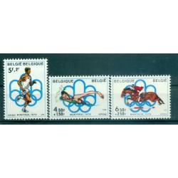 Belgique  1976 - Y & T n. 1795/97 - Jeux olympiques de Montréal (Michel  n. 1852/54)