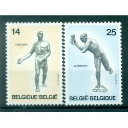 Belgio 1991 - Y & T n. 2400/01 - Sculture (Michel n. 2452/53)