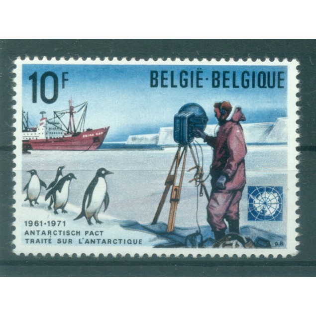 Belgio 1971 - Y& T n. 1589 - Trattato Antartico (Michel n. 1643)