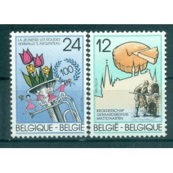 Belgio 1985 - Y & T n. 2184/85 - Folklore belga (Michel n. 2236/37)
