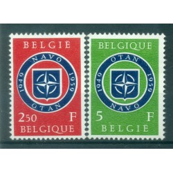 Belgique  1959 - Y & T n. 1094/95 - OTAN (Michel n. 1147/48)