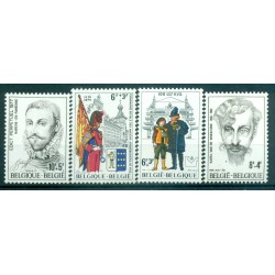 Belgio 1978 - Y & T n. 1888/91 - Anniversari (Michel n. 1945/48)