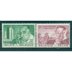 Belgique 1963 - Y & T n. 1269/70 - Célébrités (Michel n. 1329/30)