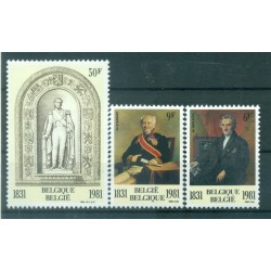 Belgium 1981 - Y & T n. 2001/03 - Foundation of Dynasty and of Parliament (Michel n. 2053/55)