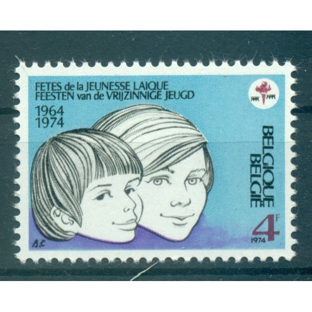 Belgique 1974 - Y & T n. 1709 - Fête de la jeunesse laïque (Michel n. 1768)