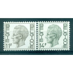 Belgio 1976 - Y & T n. 1817/18 - Serie ordinaria (Michel n. 1874/75)